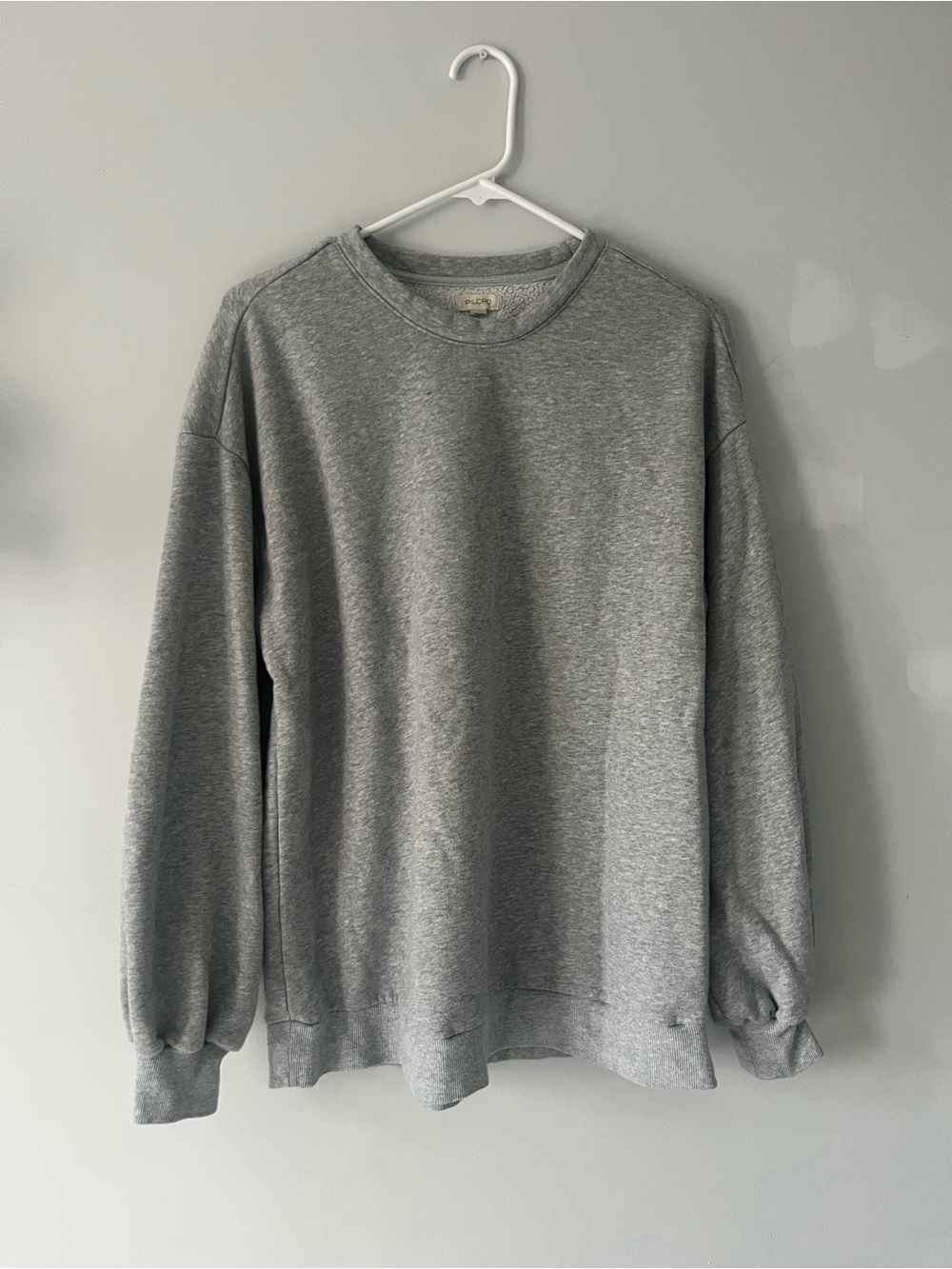 Pilcro Womens Grey Crewneck Sweatshirt
